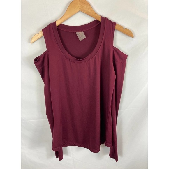 CALIA By Carrie Underwood Cold Shoulder Top Size Small - Picture 2 of 7